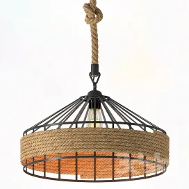 Hanging lamp loft country